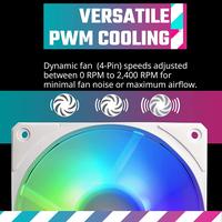 Gambar Cooler Master MOBIUS 120P ARGB - 120mm PWM High Performance Blade Fan - Black Edition  dari Duta Mandiri Infokom Kota Administrasi Jakarta Pusat 5 Tokopedia