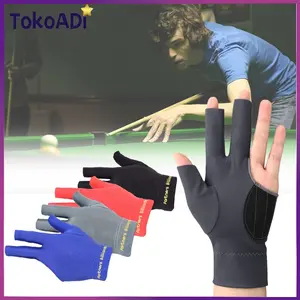 3 Jari Sarung Tangan Biliar Profesional/Billiard Glove/Snooke Gloves