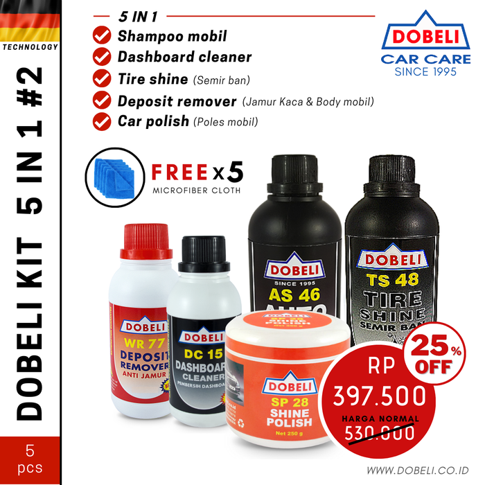 Gambar Paket DOBELI KIT 5 in 1 : TS48 / AS46 / DC15 / WR77 / SP28 dari DOBELI INDONESIA Kota Administrasi Jakarta Utara Tokopedia