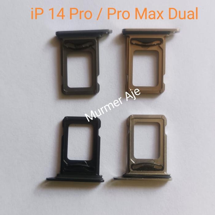 Gambar sim card tray slot sim card iphone 14 pro 14 pro max dual sim oem - Silver dari Murmeraje Kota Tangerang Tokopedia