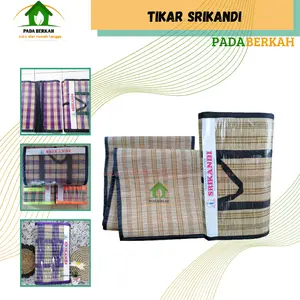 Tikar Samak Lipat Piknik Mendong Srikandi Tikar Lipat Bahan Rumput