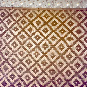 bilik bambu motif 2mx3m - bilik bambu cafe - bilik hias motif