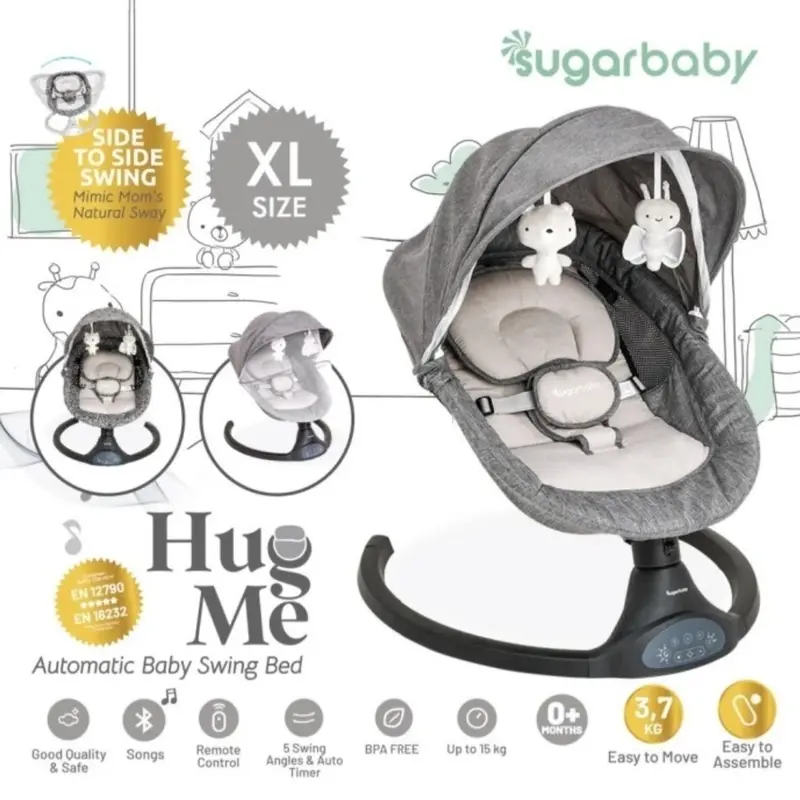 Sugar Baby HUG ME Automatic Baby Swing Bed 1