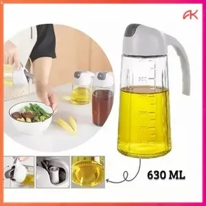 Botol Minyak Goreng Kaca 630 ML Botol Minyak Anti Tumpah