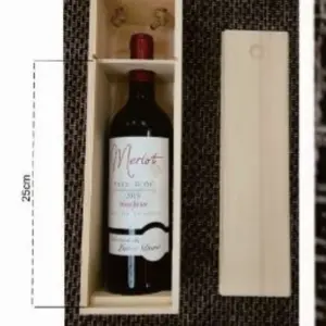 wooden box wine minuman