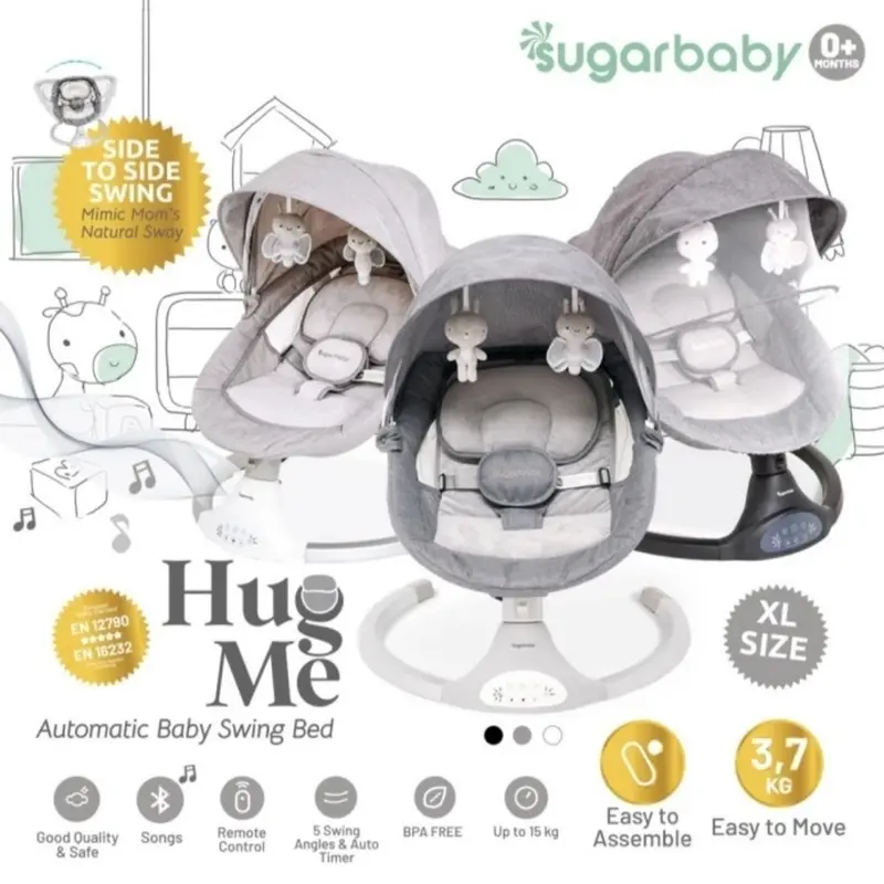 Sugar Baby HUG ME Automatic Baby Swing Bed 0