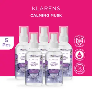 Hand Sanitizer Klarens Spray Calming Musk 5pcs