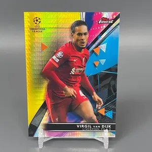 Kartu Bola Topps Finest Soccer UCL 2021-22 Insert / Number (You Pick)