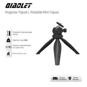 QIAOLET Proyektor Tripod Mini Portable Proyektor Stand 360°