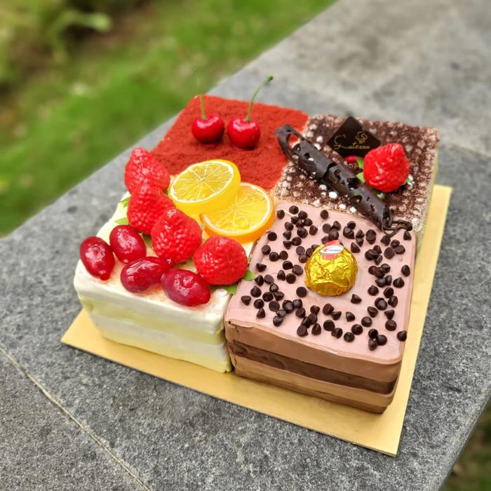 Gambar Cake mix fruit cake 4 rasa cake buah kue buah cake tropikal kue coklat dari Gaby Bella Florist Kota Administrasi Jakarta Selatan Tokopedia