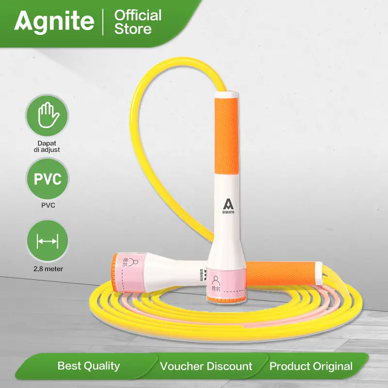 Agnite Tali Skipping / Lompat Tali / Jump Rope Dapat Diadjust FT124