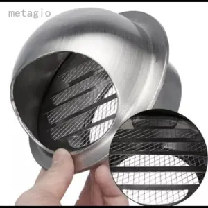 Penutup pentilasi 3 inch / Grill bulat 3 inch udara dinding