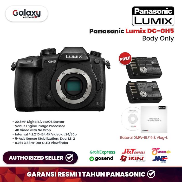 Gambar Panasonic Lumix GH5 Body dari Galaxy Camera Kota Tangerang Tokopedia
