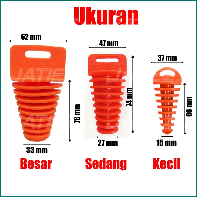 Tutup Knalpot 2T 4T Karet KTM Husqvarna Ninja Universal 1