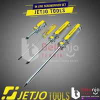 Gambar JETJO TOOLS Obeng Transparan Set 7 Pcs In Line Screwdriver Set 7pcs dari Belanja Teknik Kota Bogor 5 Tokopedia