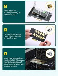 Gambar UGREEN M.2 Sata NVMe to PCI-E 3.0 X4 Expansion Card B-key M-Key 70504 dari GADVENTIA Kota Administrasi Jakarta Barat 5 Tokopedia