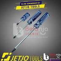 Gambar JETJO TOOLS Obeng Transparan Set 7 Pcs In Line Screwdriver Set 7pcs dari Belanja Teknik Kota Bogor 3 Tokopedia