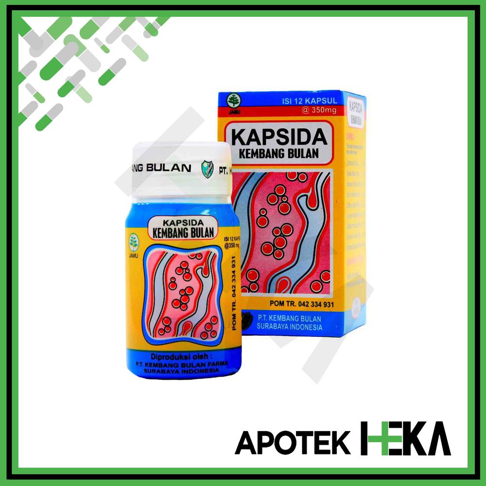 Kapsida Kembang Bulan isi 12 Kapsul - Obat Bisul Jerawat Gatal
