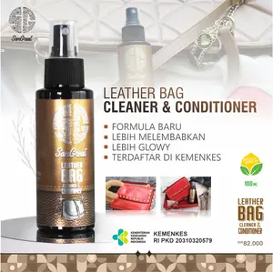 Pembersih Tas kulit, Leather bag cleaner and polish, leather polish 80ml