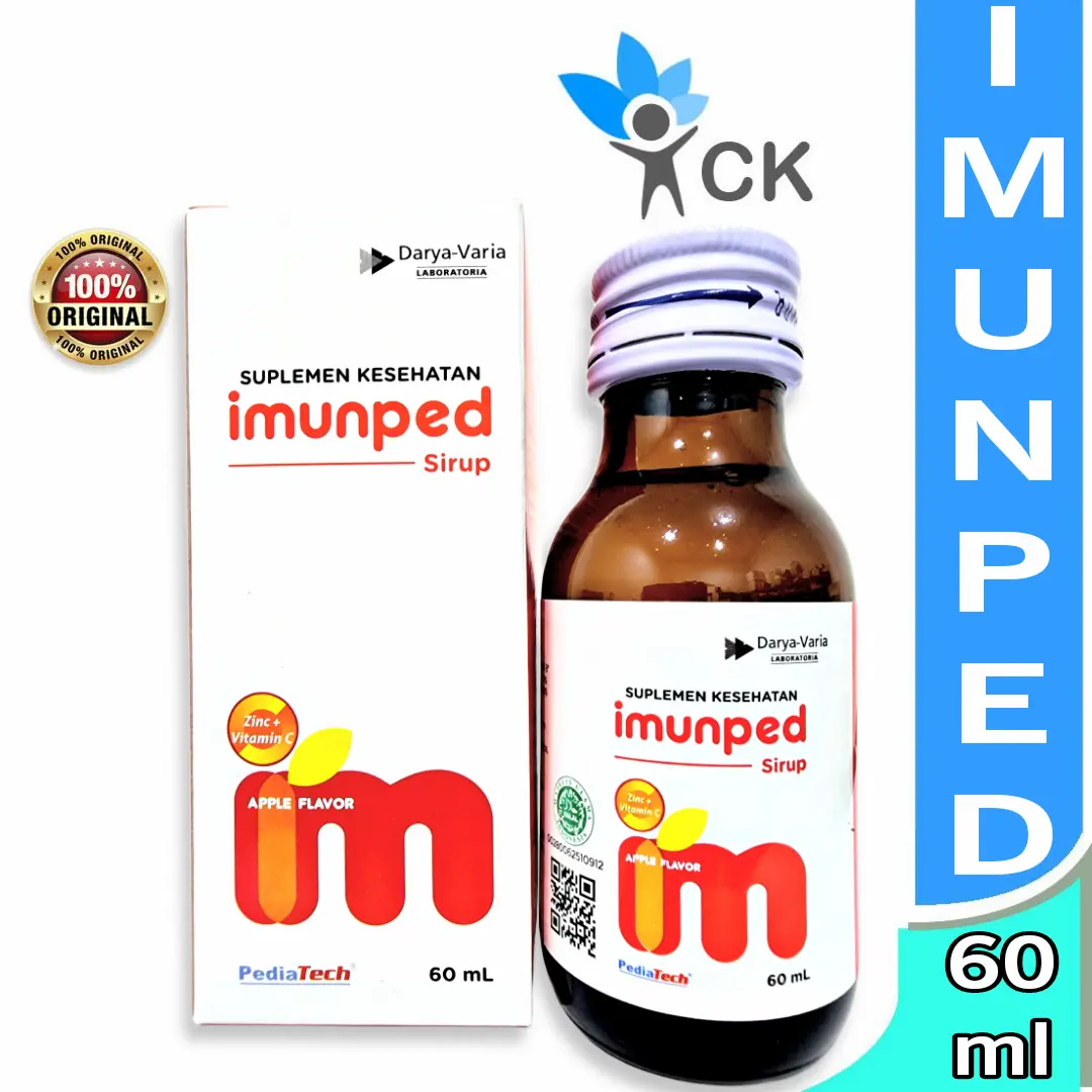 IMUNPED SYRUP 60 ML vitamin c dan zinc untuk anak