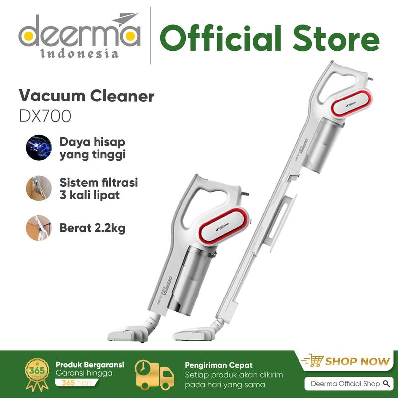 Deerma Dx700 2-in-1 Vertical Hand-held Vacuum Cleaner 0