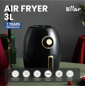 Bear Air Fryer 3L / Penggoreng Tanpa Minyak