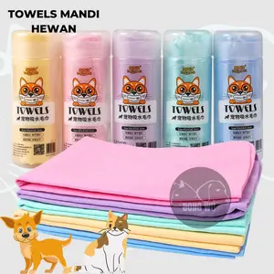 Handuk Mandi Hewan DONG WU – Super Lembut, Cepat Menyerap, dan Nyaman!