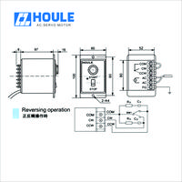 Gambar HOULE US-52 Variable Speed Controller Analog Display 6/15/25/40/60/90/120/180/300W US52 Combination Type - 6W dari HOULE Motor Kota Administrasi Jakarta Utara 5 Tokopedia
