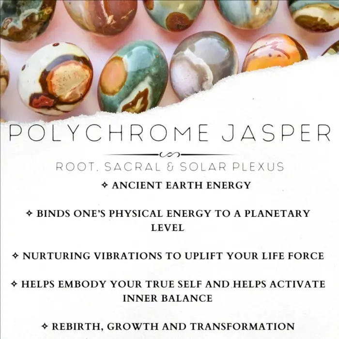 Natural Polychrome Jasper Stone Palm (18) 4