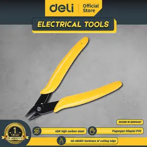 Deli Electric Cutting Pliers / Tang Potong Kawat 4.5 inch DL2705