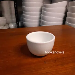 Cangkir Chinese Tea 100ml Polos Putih Gelas Teh Porcelain Keramik Cup