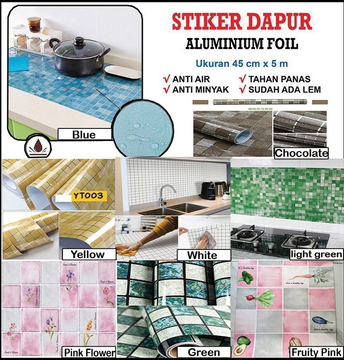 Gambar STICKER DAPUR/STIKER DAPUR/KITCHEN SHEET PUTIH WHITE dari kairoswallpaper Jakarta Pusat Tokopedia