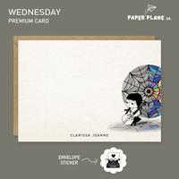 Gambar Paket Kartu dan Amplop Ucapan Kosong Premium "Wednesday" dari Paper Plane Co Kota Administrasi Jakarta Barat 1 Tokopedia