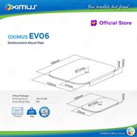 Gambar Kit Plate Plat Penguat Protektor Pengaman Meja Bracket OXIMUS EV06 - Hitam, Seller dari Oximus Indonesia Kota Depok 3 Tokopedia