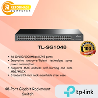 Gambar TP-Link TL-SG1048 48-PORT 10/100/1000mbps GIGABIT SWITCH dari Reformasi Computer Kota Administrasi Jakarta Barat 1 Tokopedia