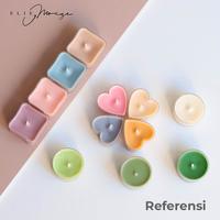 Gambar Tea Light Candle Cup Plastik Tempat Lilin Tealight Wadah Kosong Lilin - Star dari Elie Moise Official Kota Tangerang 1 Tokopedia