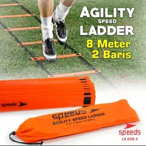 AGILITY LADDER speeds original total 8 meter tangga ketangkasan baris