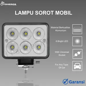 Lampu Sorot Mobil Truk LED Super Terang Otoheros Original