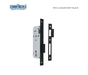 DEKKSON MTS IL DL8485 MORTISE LOCK MATT Black Body Kunci