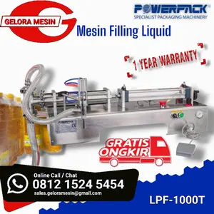 Mesin Filling Piston Pengisi Cairan Liquid LPF-1000T POWERPACK