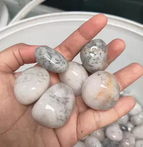 Natural Black Rutilated Quartz Tumble 20-30 mm Paket 100 grams