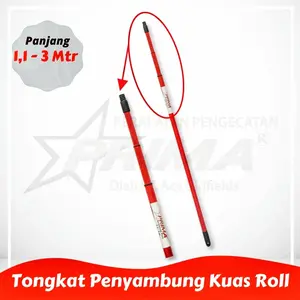 PRIMA EXTENSION POLE / Tongkat Kuas Prima / Tongkat Cat Extension Pole Gagang Kuas Roll 1M - 3M PEMANJANG