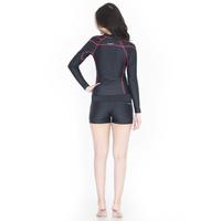 Gambar Lasona Women  Baju Atasan Renang Wanita Tangan Panjang BRP-C3264R-L4 - Black Red, M dari LasonaIndonesia Kota Administrasi Jakarta Utara 2 Tokopedia