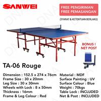 Gambar Table Tennis / Tenis Meja SANWEI TA-06 Rouge Indoor - ORIGINAL dari DNA Sport & Music Kota Administrasi Jakarta Utara 1 Tokopedia