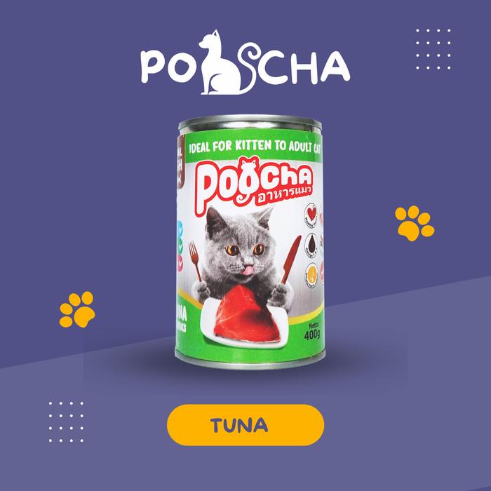 Gambar poocha kaleng 400 gram makanan kucing basah - shrimp dari 88suplemensemarang Kota Semarang Tokopedia