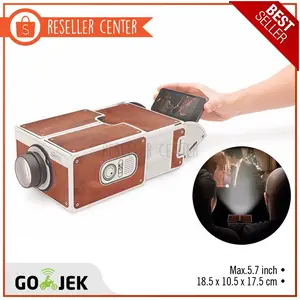 Pembesar Layar HP Mobile Phone Android Movie Cinema Proyektor Kecil