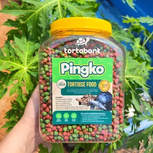 1 KG PINGKO TORTOISE FOOD - PELET KURA DARAT - MAKANAN TORTOISE - PELET TORTO SULCATA PARDALIS ALDABRA REDFOOT CHERRYHEAD INDIAN STAR BURMESE STAR