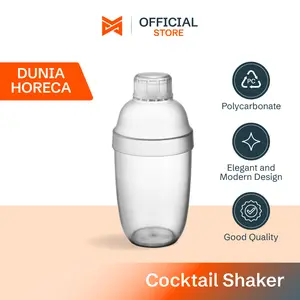 Dunia Horeca - Botol Shaker Minuman Bahan Polycarbonate, Polycarbonate Cocktail Shaker