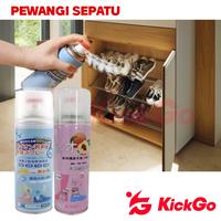 Gambar KickGo Parfum Pengharum Pewangi Sepatu Kaos Kaki Sarung Tangan 260ml - Shoe Spray Blue dari KickGoOfficialStore Kab. Tangerang 1 Tokopedia