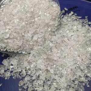 Natural Clear Quartz Chips Gravel TOP GRADE 5-7 mm paket 100 Gram